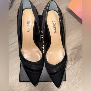 J.Renee Black Elegant Heels